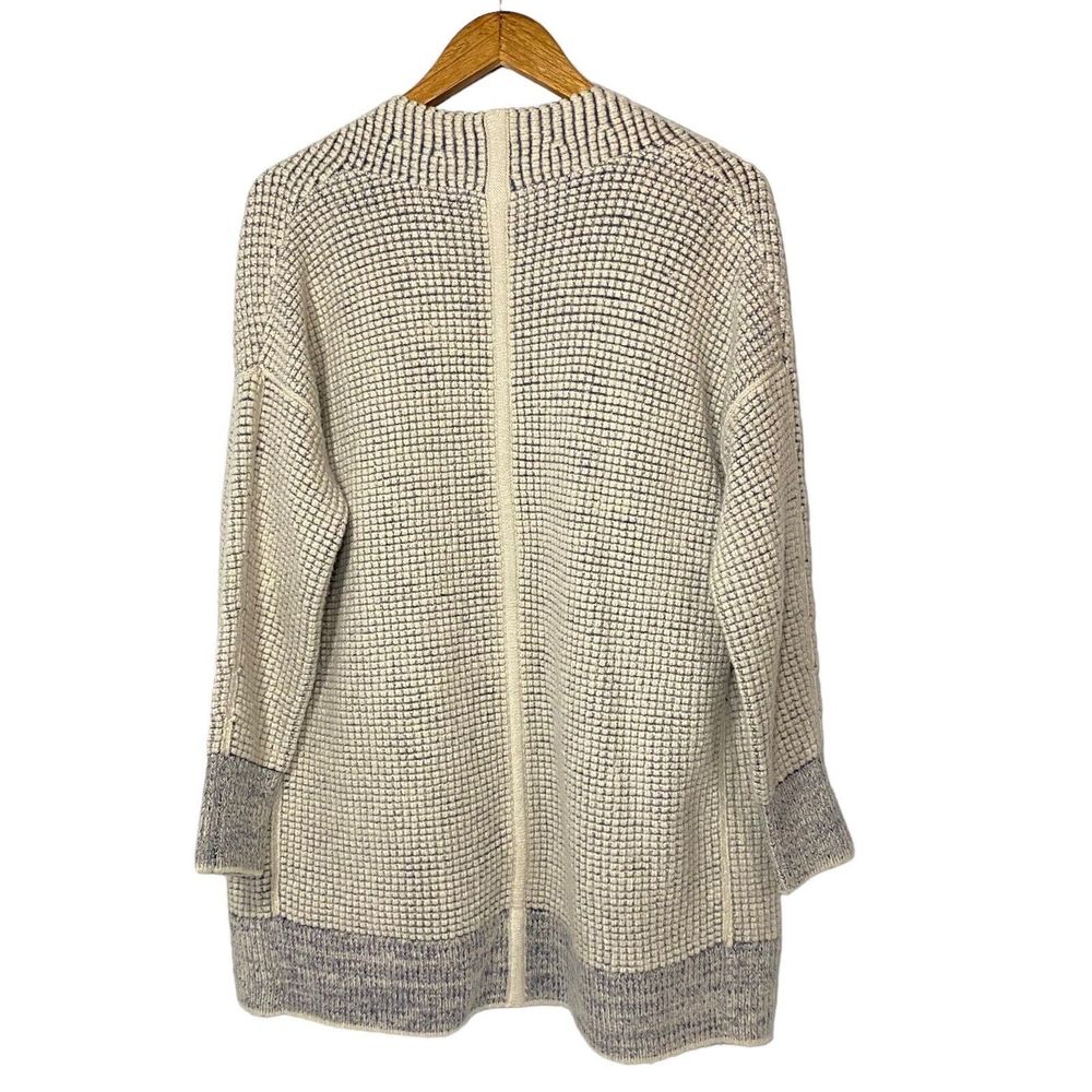 Soft Surroundings Womens Caressa Cardigan Sweater Open Front Gray Blue Size M - Picture 3 of 7